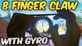 8 FINGER CLAW + GYRO ON A PHONE [HANDCAM] POCO F1 - PUBG MOBILE