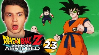 EVIL GOKU?! | DBZ: Abridged REACTION Episode 23