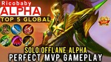 World Rank No.5 Alpha | Full Gameplay by Ricobaby | Mobile Legeds Bang Bang