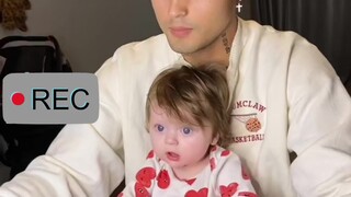 爸爸让女儿自己选衣服
