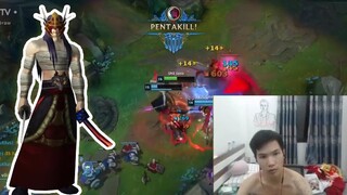 Em Tú Sena pentakill cực gắt với Yone