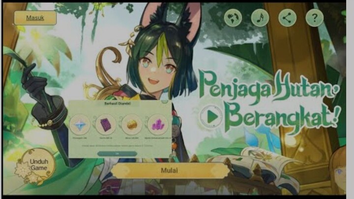 Webevent Thignari Penjaga Hutan | genshin impact #webeven#Thignari