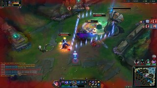 Irelia vẽ hình bông hoa trong bản đồ sumoner rift #game