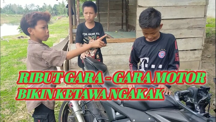 Ribut Gara - Gara Motor - Video Lucu 2020 ( Desa Muara Lawai )