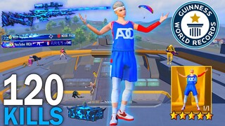 OMG! 😨120 KILLS IN 37 MINUTE 🥵SOLO VS SQUAD FULL RUSH🔥 Pubg mobile
