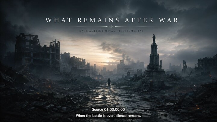 WHAT REMAINS AFTER WAR Dark Ambient Metal • Cinematic Instrumental