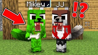 How Baby Mikey & JJ Shapeshift to WEREWOLF in Minecraft challenge WEREWOLVES (Maizen Mizen Mazien)