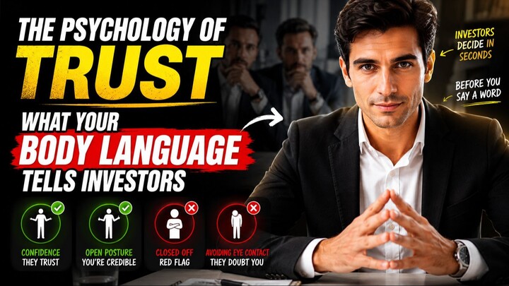 The Psychology of Trust: What Your Body Language Tells Investors