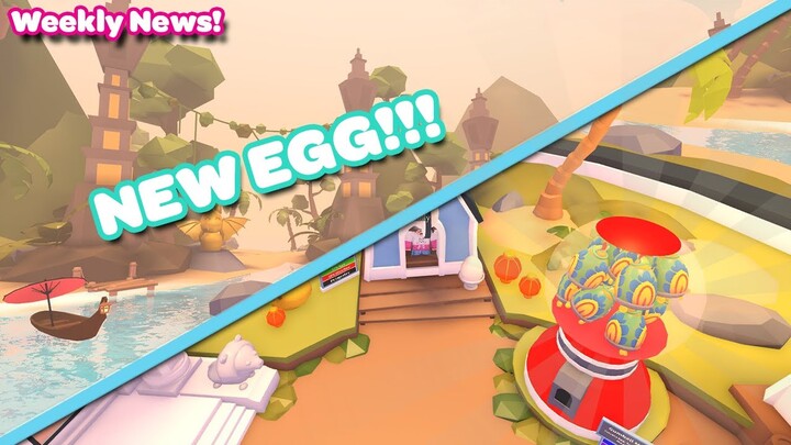 🥚 NEW EGG!!! 🌴 Weekly News! 😍 Adopt Me! on Roblox!