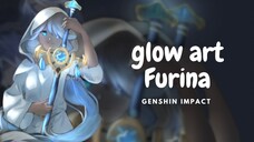 [Glow Art] Furina genshin impact