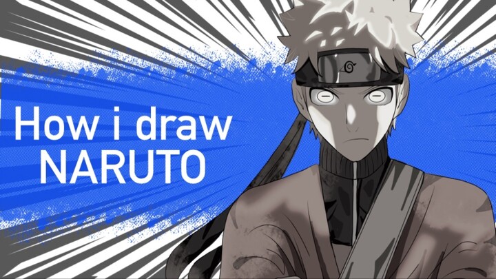 Drawing Naruto Uzumaki// Speed paint