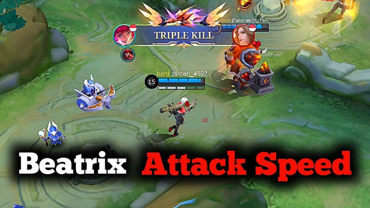Beatrix Tripel Kill Make Attack Speed 😱