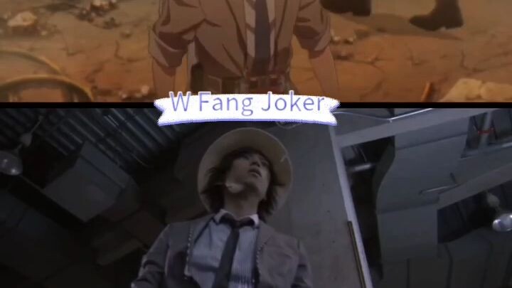 Kamen Rider W FangJoker first Henshin Anime VS Live Action