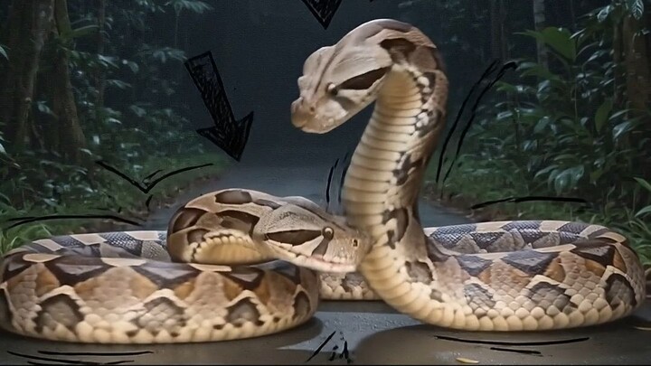 Gaboon Viper vs Gaboon Viper… Who Wins? 🐍🔥