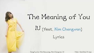 IU - The Meaning of You เนื้อเพลง (ฮัน/รอม/อังกฤษ)