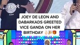 vice greets bday by Joey DeLeon