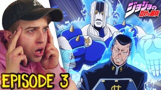 OKUYASU NIJIMURA!! JoJo's Bizarre Adventure Episode 3 REACTION + REVIEW (Diamond is Unbreakable)