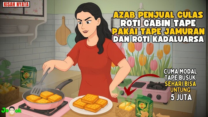 AZAB PENJUAL CULAS JUAL ROTI GABIN TAPE PAKAI TAPE JAMURAN DAN ROTI KADALUARSA