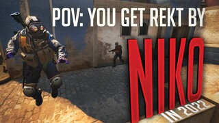 What It Feels Like Playing Against NiKo in 2022.