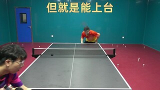 Funny Table Tennis: Lightning-Fast Five-Stroke Rally + Cai Xukun's Playing Style