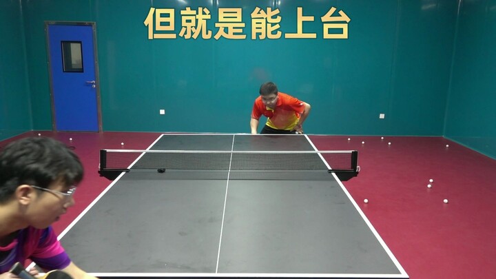 Funny Table Tennis: Lightning-Fast Five-Stroke Rally + Cai Xukun's Playing Style
