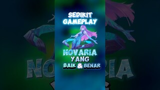 Sedikit gameplay novaria yang baik dan benar 🙌✍️ #contentcreatormlbb #wiamungtzy #novaria