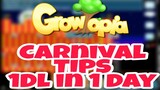 Growtopia Carnival profit 1dl  a day