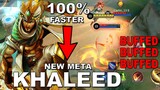 Khaleed Ultimate Speed Buffed "The New Meta" | Khaleed 2023 New Meta | MLBB