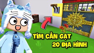 MEOWPEO THỬ THÁCH GIẢI MÃ TÌM CẦN GẠT 20 ĐỊA HÌNH SIÊU KHÓ TRONG MINI WORLD MINI GAME