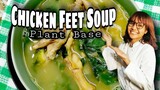 CHICKEN FEET SOUP | PLANT BASE | HEALTHY DELICIOUS