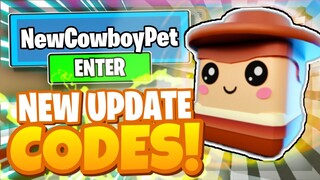 TYPING SIMULATOR CODES | ALL NEW *COWBOY* UPDATE OP CODES! Roblox Typing Simulator