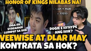 VEEWISE AT DLAR MAY KONTRA NA SA HONOR OF KINGS? MGA ML STREAMER NAGLIPATAN NA! MAY TOURNA AGAD