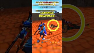LINDUNGI PLAYER YANG NGENDOK DI ATAP PEAK SAAT PUASA❓ FREEFIRE MOMENT