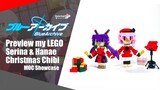 Preview my LEGO Blue Archive Serina & Hanae Christmas Chibi | Somchai Ud