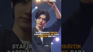 Staf bandara dikritik karena lakukan ini pada #sunghoon #enhypen #shorts #kpop #viral