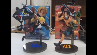 review mô hình ACE vs SABO  figure ( Onepiece figure )