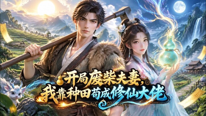 I started out as a useless couple, but by farming I scraped by and became a cultivation grandmaster.