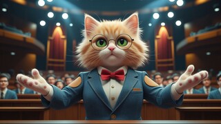 Viral Lessons: Cute Professor Kitten’s Classroom Chronicles 🐱🔥
