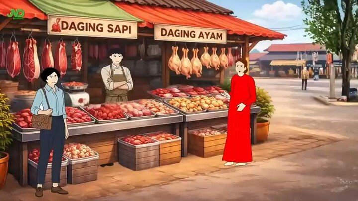 AZAB IBU IBU RAKUS YANG SUKA MAKAN PALING BANYAK SAAT ACARAA || ANIMASI AZAB