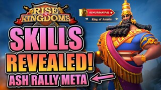 Ashurbanipal Rally META incoming [all skills revealed] Rise of Kingdoms