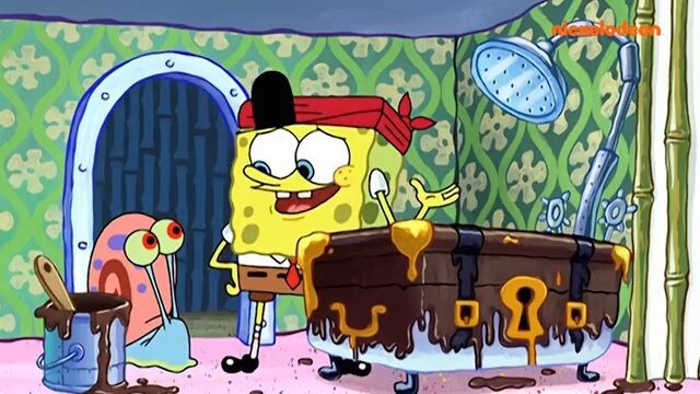 Spongebob - Gary Tak Mau Mandi. [dub indo]