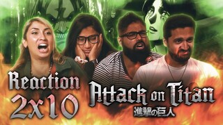 Attack on Titan Dub - 2x10 Children - Group Reaction