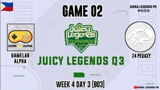 Z4 Pegaxy vs Gamelab Game 02 | Juicy Legends Q3 2022