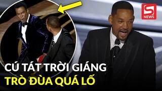 Will Smith lên sân khấu, tát thẳng mặt đồng nghiệp để bảo vệ vợ khiến ai nấy sốc nặng