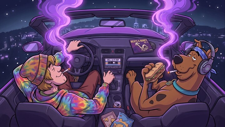 Smoke Mode Activated 🚬 Neon Drift 420 | Chill Rap to Let Everything Fade Away (1 Hour)