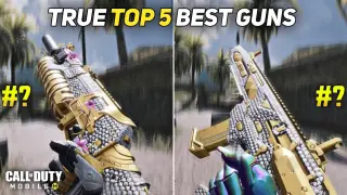True Top 5 best Guns in Cod Mobile Season 10 #codm