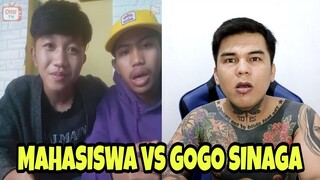 Mahasiswa vs Gogo Sinaga , debat panas !!! || Prank Ome TV