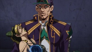 Jotaro vừa mới tỉnh lại có chút yếu đuối