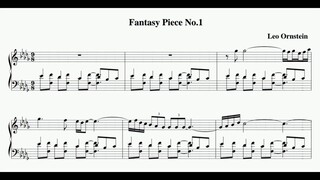 Leo Ornstein - 3 Fantasy Pieces (audio + sheet music)