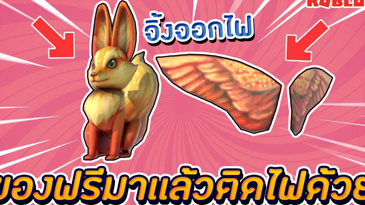 🦊ของฟรีอีกแล้ว จิ้งจอกติดไฟ กับ ปีกสุดกากjpg💸ไอเทมนี้ต้องมี รีบดู!! ᴴᴰ